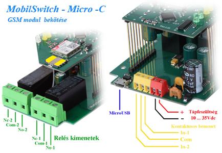 MobiSwitch Nano bekötés
