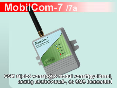 Mobilcom-7 olcsó GSM átjelző