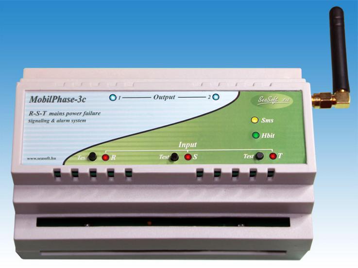 GSm fázis és áramkimaradás jelző