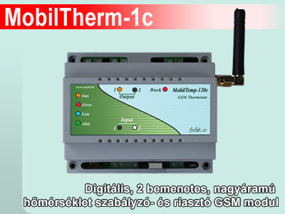 ipari GSM termosztát